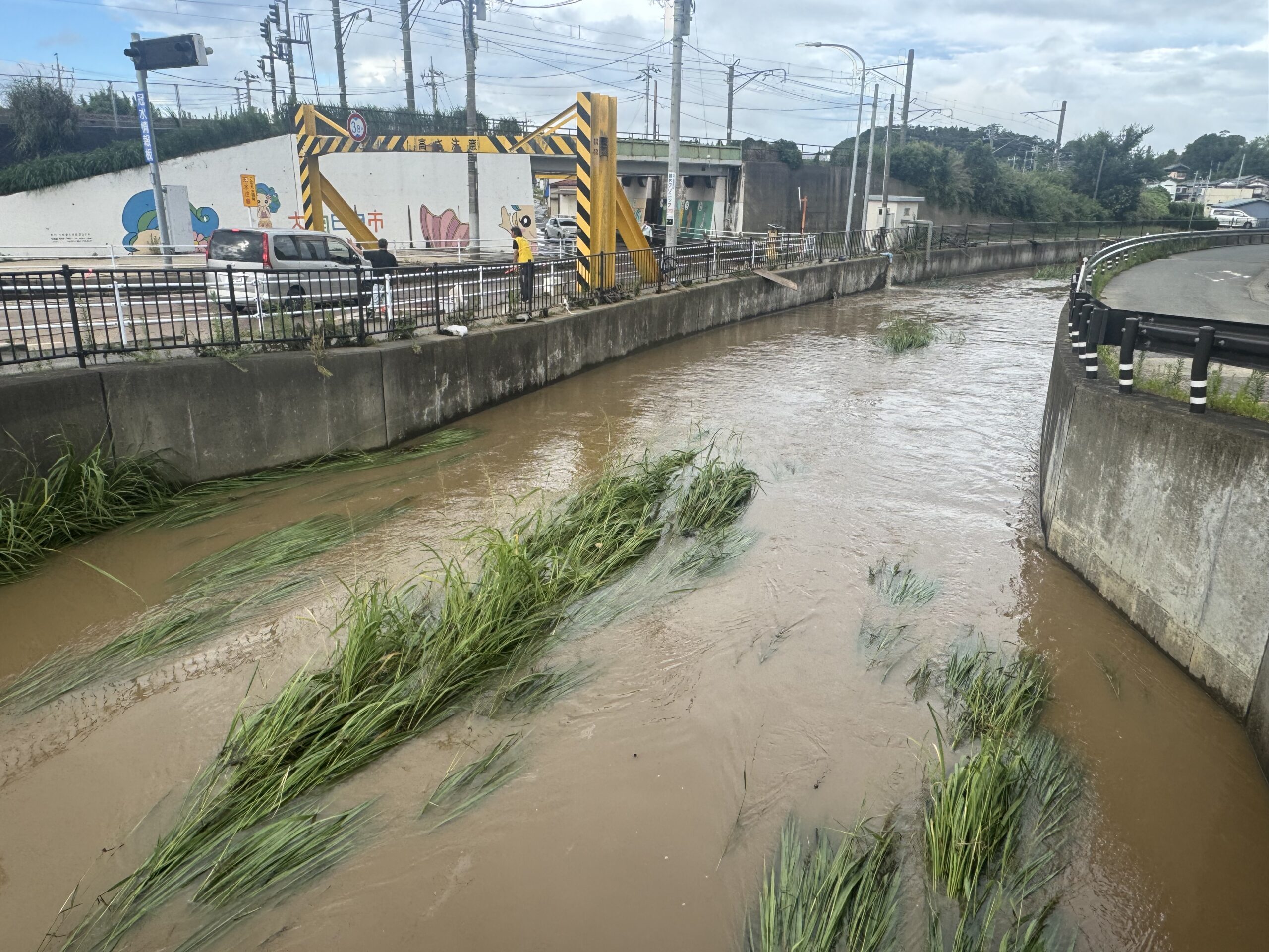 8月14日 令和8年8月千葉豪雨 大網白里市・大網駅へ